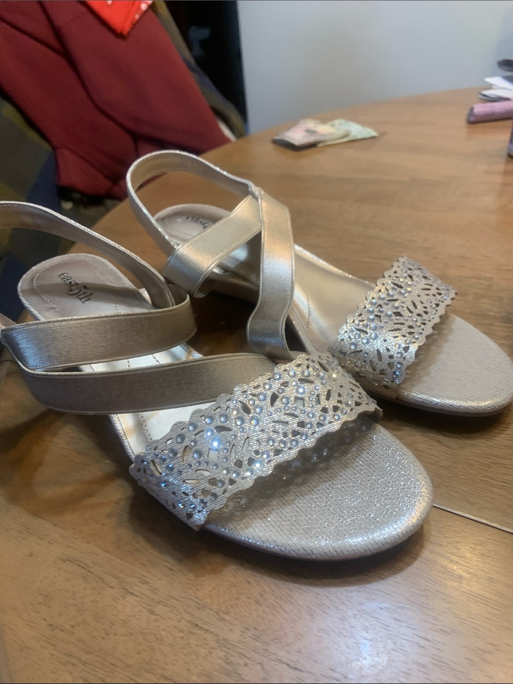 Sandals. Never worn. Spare room